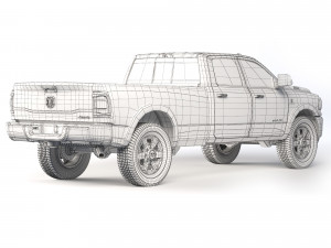 RAM 2500 2021 3D Model