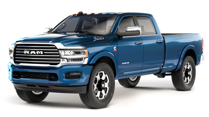 RAM 2500 2021 3D Model .c4d .max .obj .3ds .fbx .stl .blend 