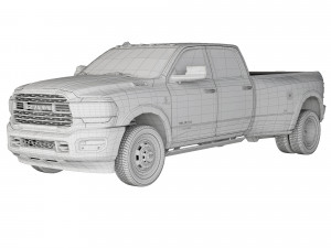 RAM 3500 HD Limited 2019 3D Модель