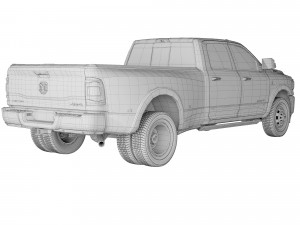 RAM 3500 HD Limited 2019 3D Модель