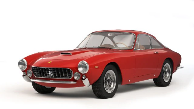 Ferrari 250 GT Berlinetta Lusso 1962 3D Model .c4d .max .obj .3ds .fbx .stl .blend 