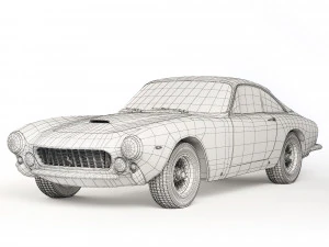Ferrari 250 GT Berlinetta Lusso 1962 3D Model