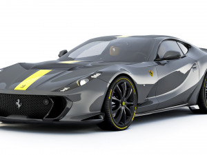 Ferrari 812 Competizione 2022 3D Model