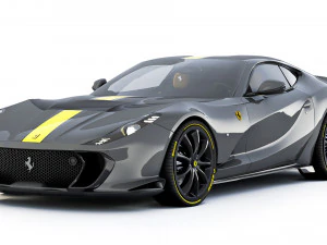 Ferrari 812 Competizione 2022 Modello 3D