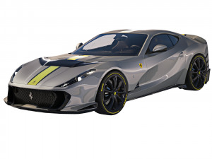 Ferrari 812 Competizione 2022 3D-Modell