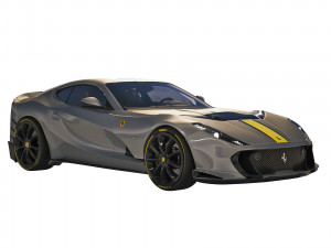 Ferrari 812 Competizione 2022 3D-Modell