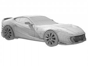 Ferrari 812 Competizione 2022 3D-Modell