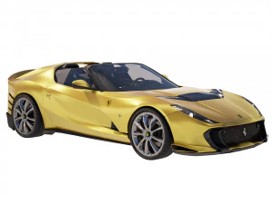 Ferrari 812 Rekabet&ccedil;i A 2022 3D Model