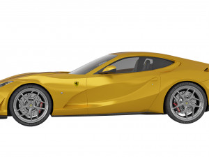 Ferrari 812 Superfast 2017 3D Model