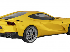 Ferrari 812 Superfast 2017 3D Model