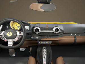 Ferrari 812 Superfast 2017 3D Model