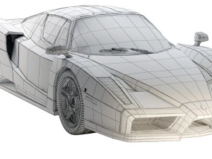 Ferrari Enzo 2002 3D Model