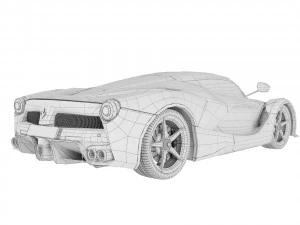 Ferrari LaFerrari 2014 3D Model