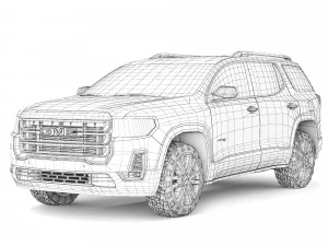 GMC Acadia AT4 2020 3D Model