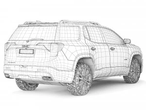 GMC Acadia AT4 2020 3D Model