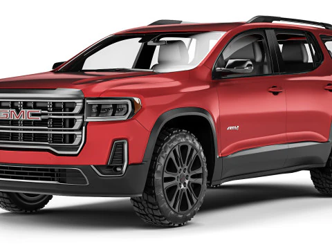 GMC Acadia AT4 2020 Modello 3D