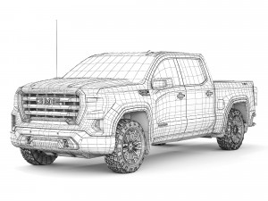 GMC Sierra 1500 Elevation 2020 3D Model