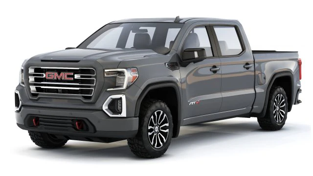 GMC Sierra AT4 2019 3D Model .c4d .max .obj .3ds .fbx .stl .blend