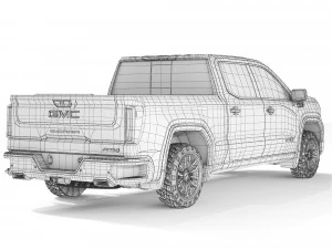 GMC Sierra AT4 2019 3D Model