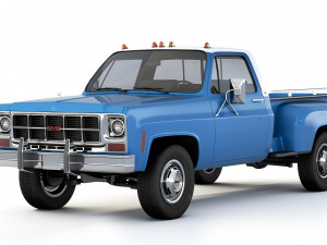 GMC Sierra Classic 350 1979 Modelo 3D