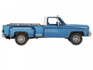 GMC Sierra Classic 350 1979 3D 모델