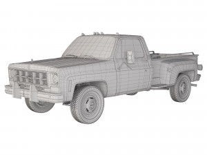 GMC Sierra Classic 350 1979 3D 모델