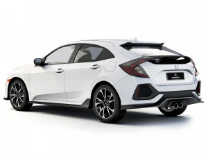Honda Civic Hatchback 2017 3D Model