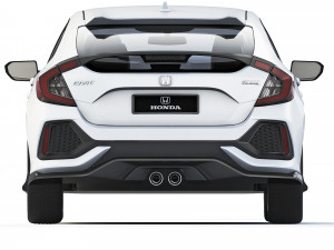 Honda Civic Hatchback 2017 Model 3D
