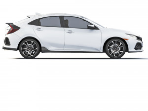 Honda Civic Hatchback 2017 Model 3D
