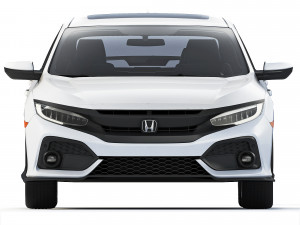Honda Civic Hatchback 2017 Model 3D