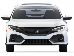 Honda Civic Hatchback 2017 3D Model