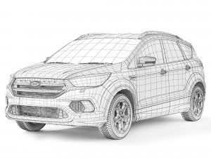Escape ST-Line 2018 Model 3D