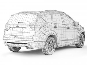 Escape ST-Line 2018 Model 3D