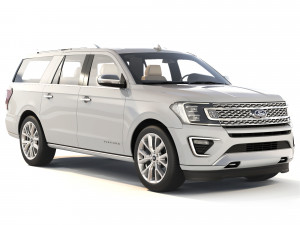 Expedition Platinum Max 2018 3D Модель