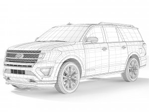 Expedition Platinum Max 2018 3D Модель