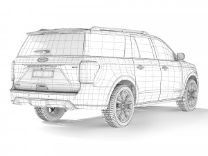 Expedition Platinum Max 2018 3D Модель