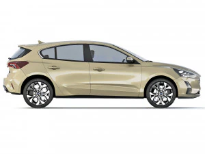 Focus 10 Ecoboost 2018 3D Model