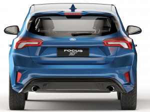 Focus ST Line 2020 3D Модель