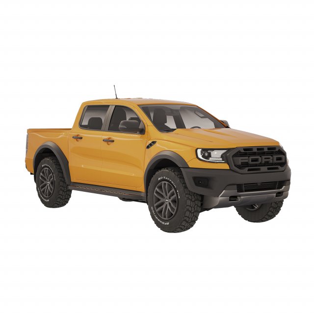 Ford-Ranger Wildtrak 2023 3D Model in Wagon 3DExport