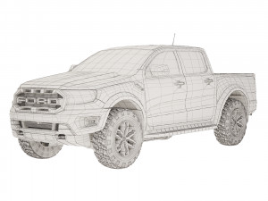 Ranger Raptor 2019 3D Model