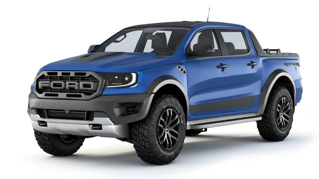 Ranger Raptor V8 2020 3D Model .c4d .max .obj .3ds .fbx .stl .blend 