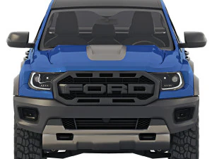 Ranger Raptor V8 2020 3D Model