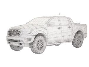 Ranger Raptor V8 2020 3D Model