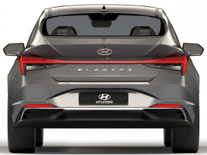 Hyundai Elantra 2021 3D Model