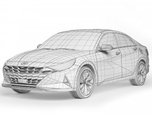 Hyundai Elantra 2021 3D Model