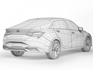 Hyundai Elantra 2021 3D Model