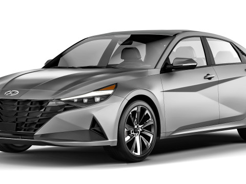 Hyundai Elantra 2021 3D Model