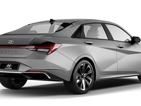 Hyundai Elantra 2021 3D Model