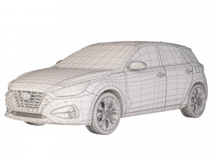 Hyundai i30 2020 Modèle 3D