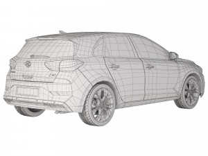 Hyundai i30 2020 Modèle 3D